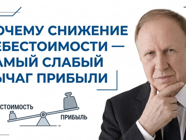 Почему снижение себестоимости самый слабый рычаг прибыли